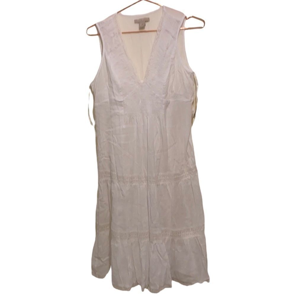 jonathan Martin white boho dress. Size 8